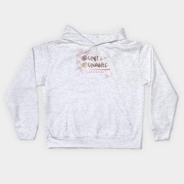 Craft and Crumbles Logo Kids Hoodie by Craft and Crumbles